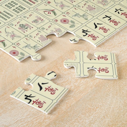 Mahjong Tiles Jigsaw Puzzle (Côté)
