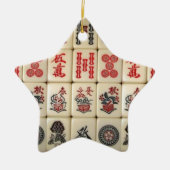 Mahjong tiles keramisch ornament (Voorkant)