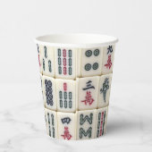 Mahjong Tiles Papieren Bekers (Rechts)
