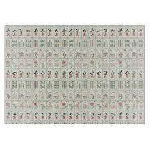 Mahjong Tiles Tempered Glass