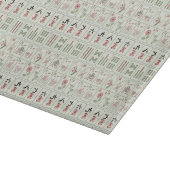 Mahjong Tiles Tempered Glass Snijplank (Hoek)