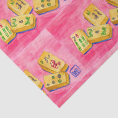 Mahjong Tissuepapier (Detail)