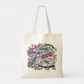 Mahjong Uitspraken Boodschappentas Tote Bag (Achterkant)