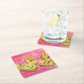 Mahjong Vierkante Kartonnen Onderzetter (Insitu)