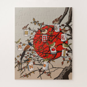 Mahjong Vogels Game Legpuzzel