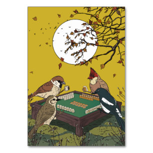 Mahjong vogels spel spelen kaart