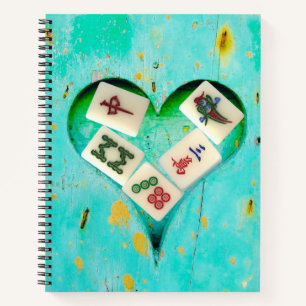 Mahjong vult mijn notitieboek Heart