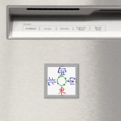 mahjong winds indicator magneet (Insitu (Vaatwasser))