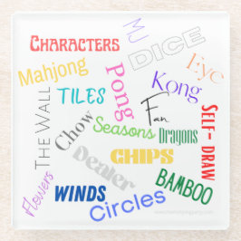 Mahjong Words Onderzetter