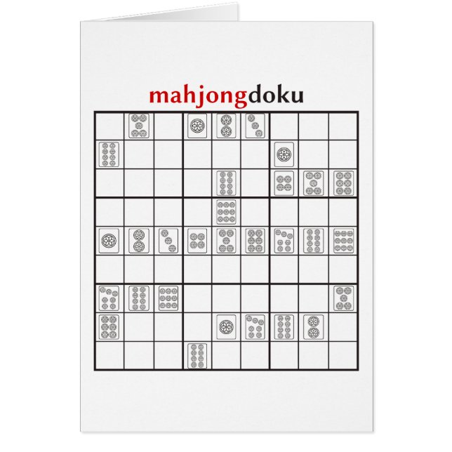 mahjongdoku cirkel (Voorkant)