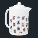 MahJongg conception de tuiles<br><div class="desc">Personnaliser (modifier l'image ou ajouter l'arrière - plan) sur les tuiles MahJongg (symboles) dessinées Zazzle Specialty Teapot. Un grand cadeau pour les amoureux du MahJong,  les fans du MahJong #Teapot #MahJong #MahJongTiles #MahJongg #MahJongSymbols #Zazzle #ZazzleMade</div>