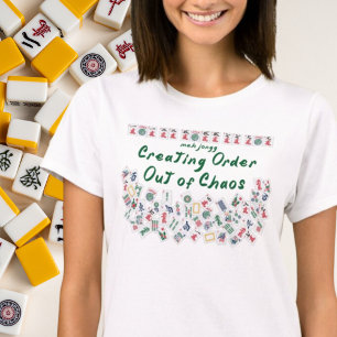 MahJongg Creëer orde uit chaos T-shirt