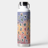 MahJongg-tegels Waterfles (Voorkant)