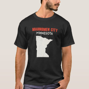 Mahnomen city Minnesota USA State America Travel M T-shirt