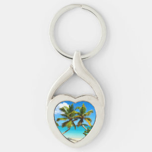 Maho Bay Beach Palms Sint-John Stylish Sleutelhang Sleutelhanger