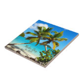 Maho Bay Beach St. John Ceramic Tile Art Tegeltje (Zijkant)