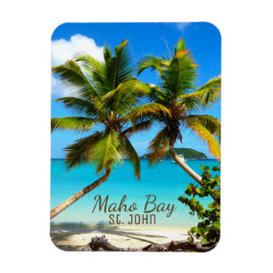 Maho Bay Beach St. John Flexible Magnet Magneet