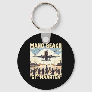Maho Beach St. Maarten Sleutelhanger