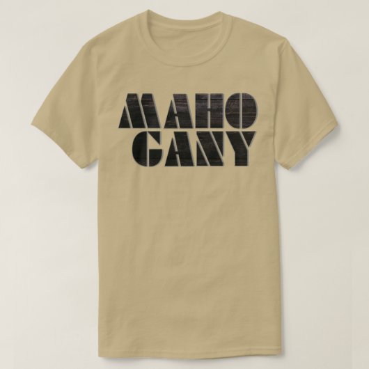 MAHO GANY T-SHIRT (Design voorkant)
