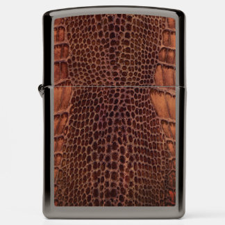 Mahogany Alligator Klassiek Reptielenleer (Faux)