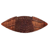 Mahogany Alligator Klassiek Reptielenleer (Faux) American Football (Paneel)