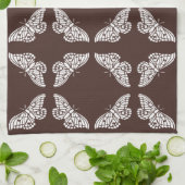 Mahogany Arts and Crafts Butterflies Theedoek (Gevouwen)