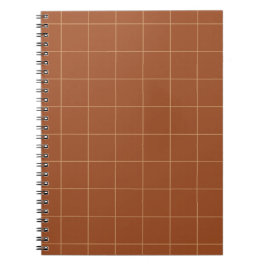 Mahogany Checkered Notitieboeken