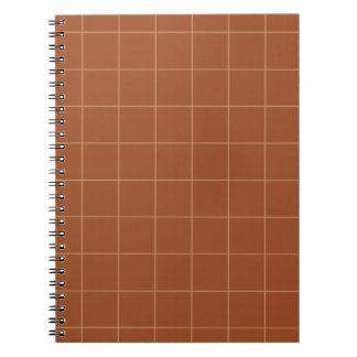 Mahogany Checkered Notitieboeken