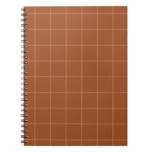 Mahogany Checkered Notitieboeken (Voorkant)