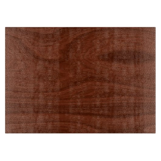 Mahogany Wood Pattern Kijk | Rustisch Snijplank (Voorkant)