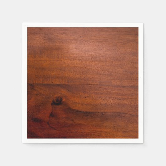 Mahogany Wood Surface Servet (Voorkant)