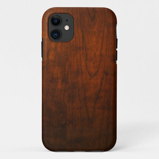Mahogany Wood Texture Case-Mate iPhone Case (Achterkant)