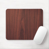 Mahogany Wood Texture Muismat (Met muis)
