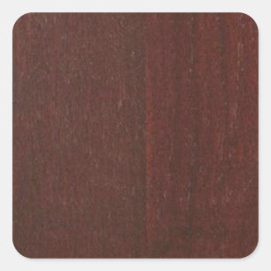 MAHOGANY Wood Voltooien KOPEN Blanco Blanche voeg Vierkante Sticker