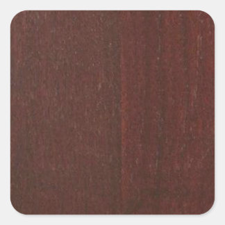 MAHOGANY Wood Voltooien KOPEN Blanco Blanche voeg  Vierkante Sticker