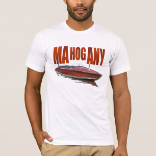 Mahognay motorboot t-shirt