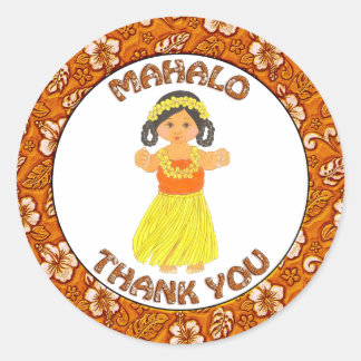 Mahola Dank u ~ Hawaï ~ Hawaïaanse Meisje Stickers