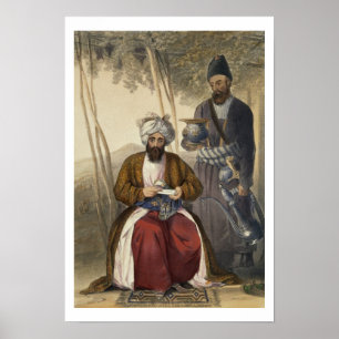 Mahommed Naib Shurreef, een gevierde Kuzzilbach Ch Poster