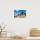 Mahon Harbour en paseo maritimo - Menorca, Spanje Poster (Keuken)