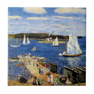 Mahone Bay van William Glackens Tegeltje