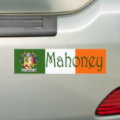 Mahoney Wapen Vlag Bumpersticker (Op auto)