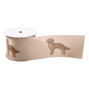 Mahonie Rood Goud Retriever Lieve Cartoon Honden Lint