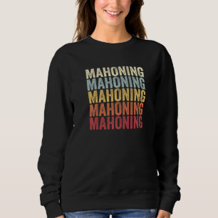 Mahoning Pennsylvania Mahoning PA Retro Vintage Te Trui
