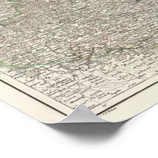 Mahren, Oester Schlesien Poster (Hoek)