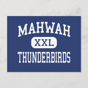 Mahwah - Thunderbird - High - Mahwah New Jersey Briefkaart