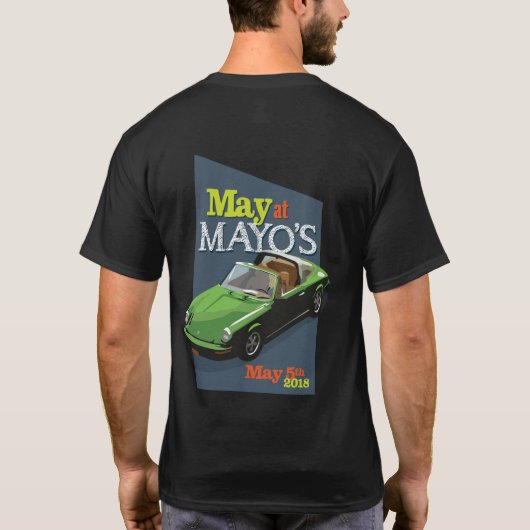 Mai au T-shirt foncé de Mayo moderne (Dos)