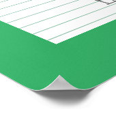 Mai Birthstone Emerald 18x24 Poster d'oeuvres d'ar (Coin)