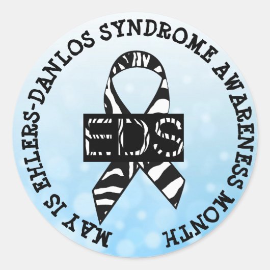 Mai est Ehlers-Danlos syndrome Stickers Mois (Devant)