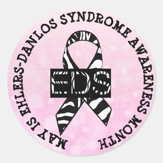 Mai est Ehlers-Danlos syndrome Stickers Mois (Devant)