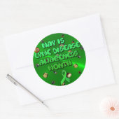 Mai est Lyme Maladie Sensibilisation Mois Stickers (Enveloppe)